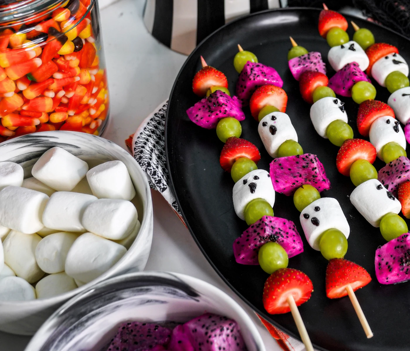 Ghostly Skewers - Cooking with Remi